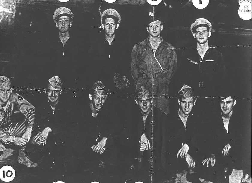 Crew of the Flying Finger, 765th Bomb Squadron 461st Bomb Group