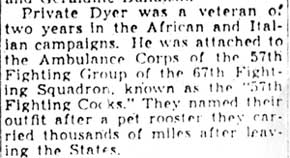 Camden Grid Star Killed by Bomb Blast in England — Camden Courier-Post, June 16, 1944, part 2