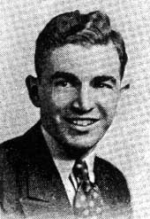 Leonard Auslander, Woodrow Wilson High School yearbook photo, Class of 1938