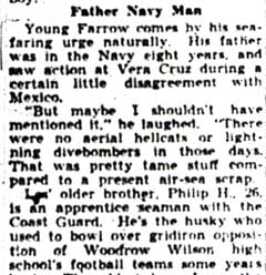Camden Youth, 18, Ate Ice Cream As USS Lexington Sank — Camden Courier-Post, June 23, 1942, part 4