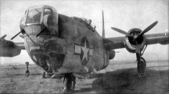 VPB-119 PB4Y-2 BUNO: W415 — Clark Field Philippines 1945, early model with Consolidated nose turret