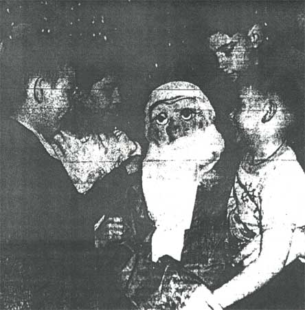 Camden Courier-Post, December 24, 1951 — children with Santa at Military Order of the Purple Heart party
