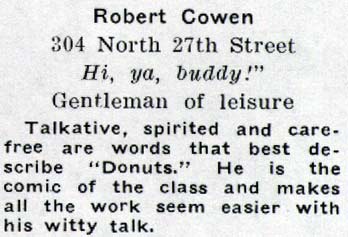 Robert J. Cowen memorial