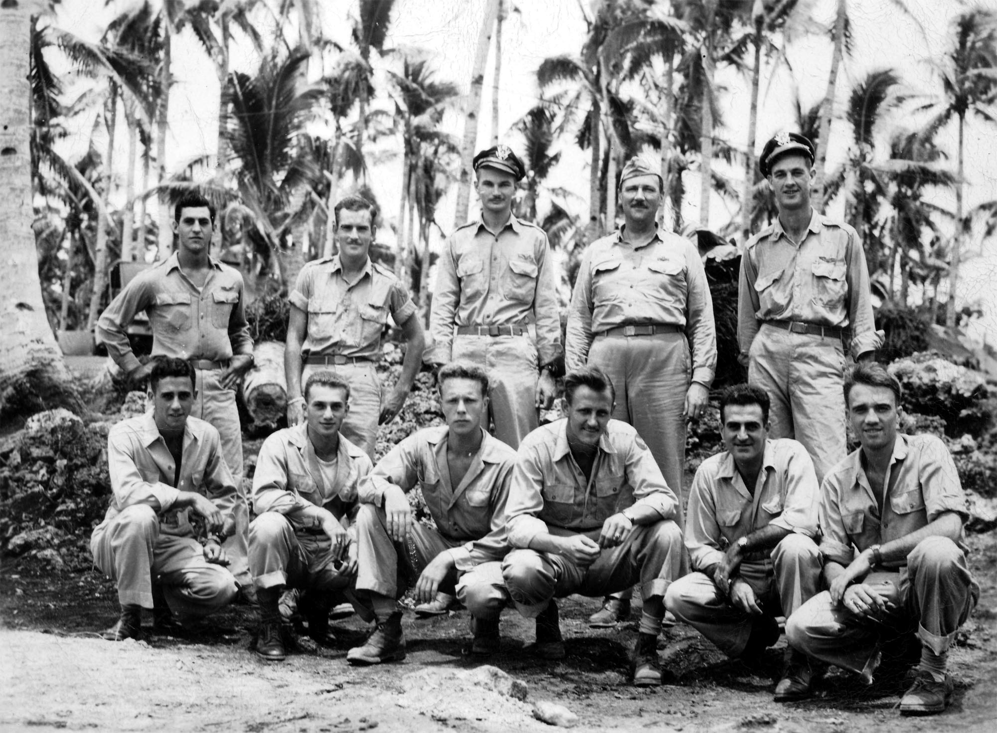 Crew of Lieutenant Whitaker, 394th Bomb Squadron, 5th Bomb Group