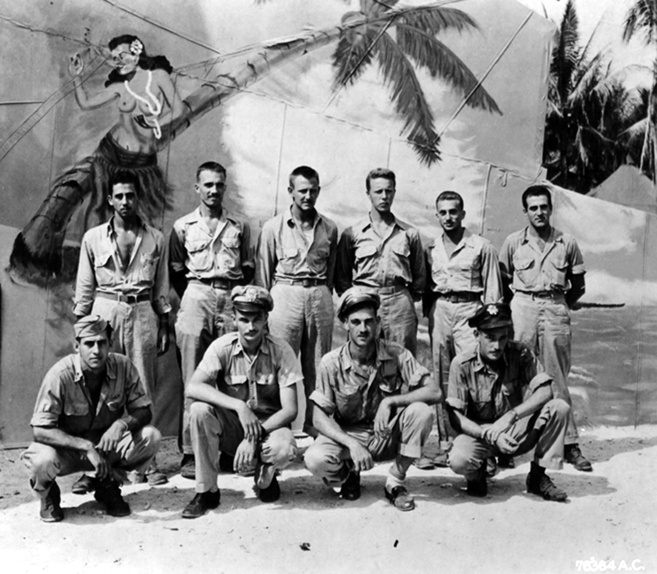 Crew of Lieutenant Whitaker, 394th Bomb Squadron, 5th Bomb Group