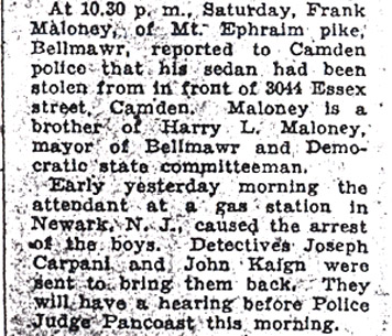 Camden Courier-Post, October 15, 1933 (part 2)