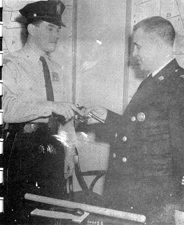Issuing of Police Revolver and Equipment — Big Jimmy Anderson & Inspector Watkins