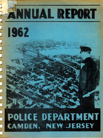 Camden Police Department 1962 Annual Report — Front Cover