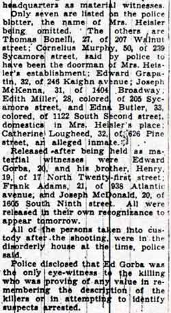 Mayor Hints Shakeup in Police (continued), Camden Evening Courier, September 4, 1934