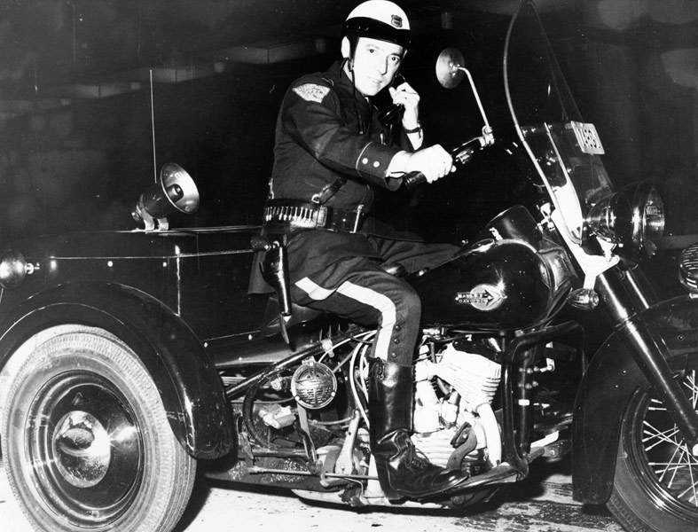 Patrolman Thomas Penn, September 28, 1960 — photo by Bob Bartosz