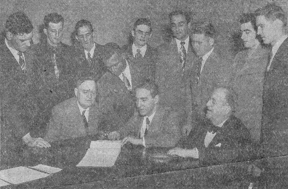 New patrolmen being sworn in, Camden Courier-Post, January 18, 1949