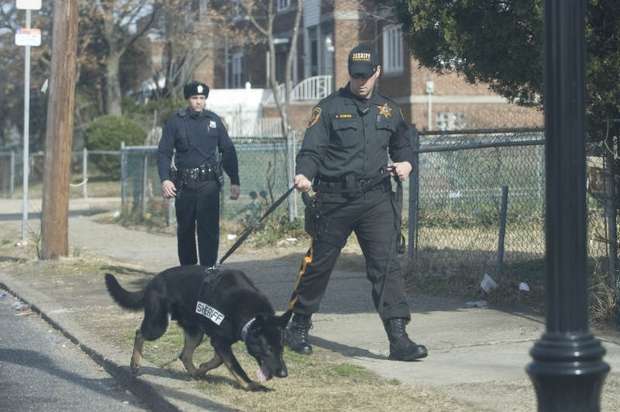Camden K-9 Unit along Baird Boulevard, February 22, 2012