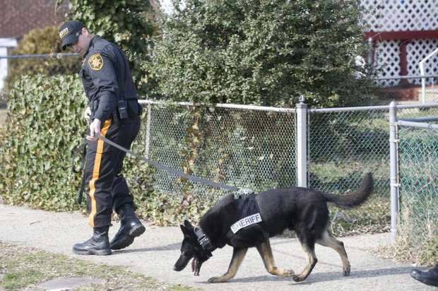 Camden K-9 Unit along Baird Boulevard, February 22, 2012