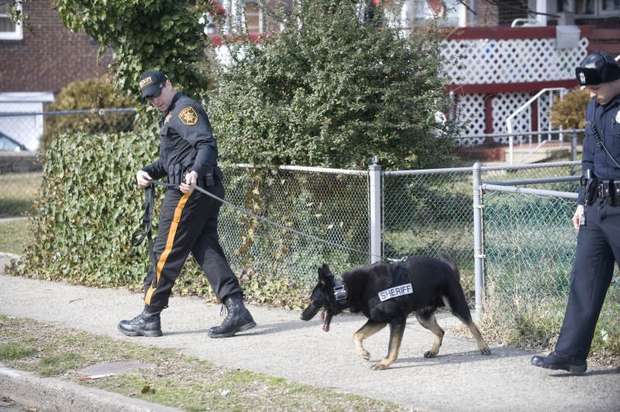 Camden K-9 Unit along Baird Boulevard, February 22, 2012