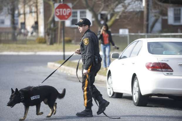 Camden K-9 Unit along Baird Boulevard, February 22, 2012