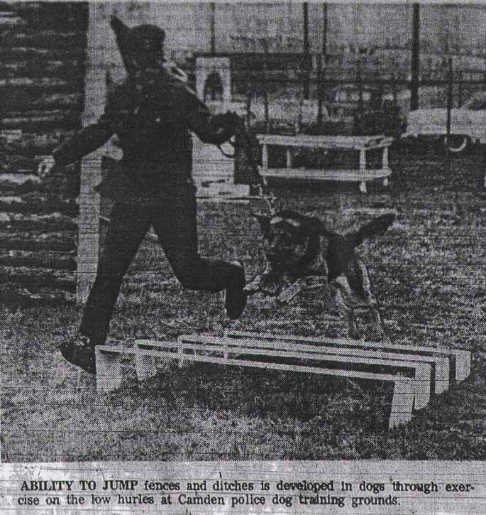 Camden Courier-Post, December 20, 1971 — K-9 unit photo