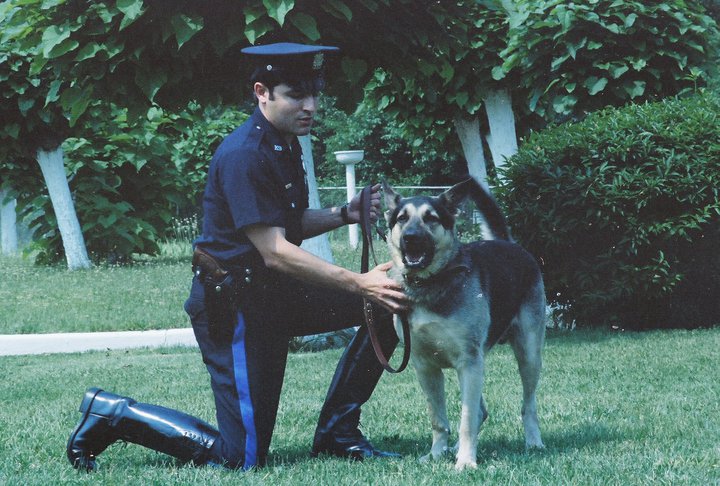 Joe Richardson and his dog Duke