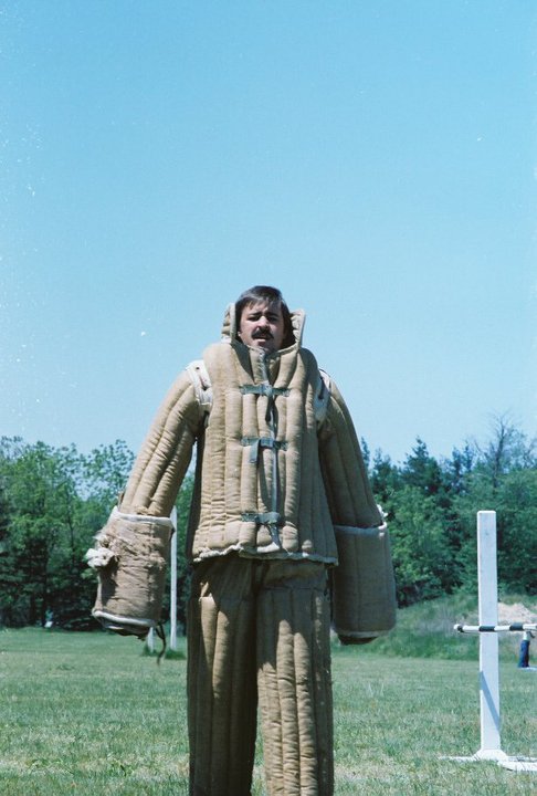 Officer Lou Pavlick in Jute Suit