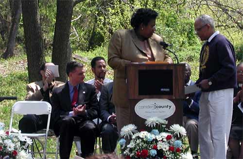 Dedication ceremony participants