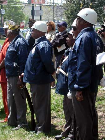 Color Guard from VFW Post 1297, Camden NJ