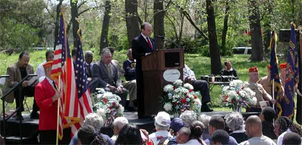 Dedication ceremony dignitaries