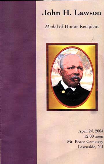 Dedication program, page 1