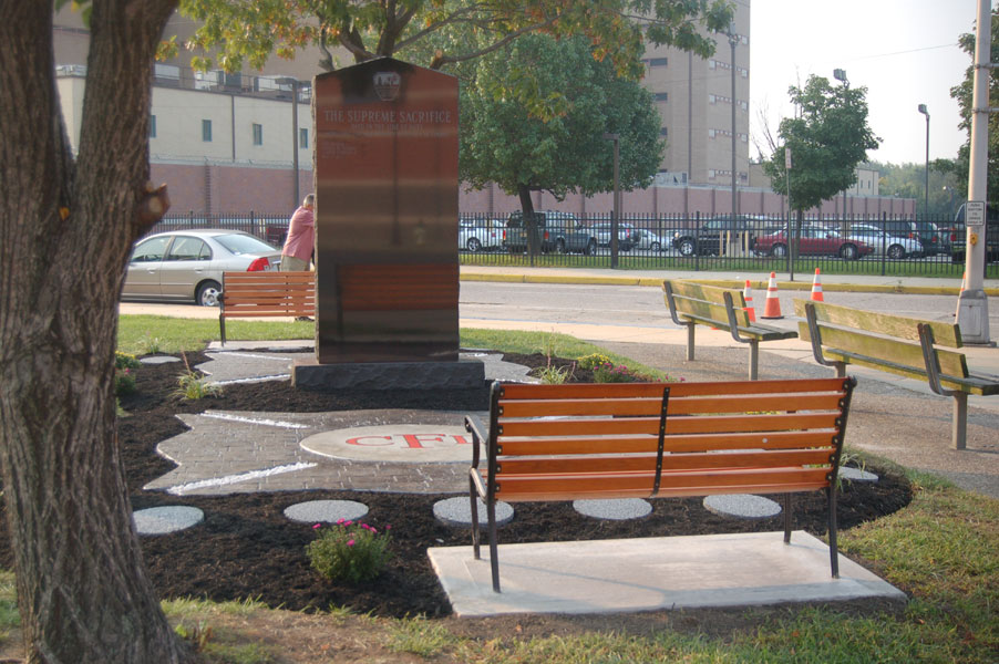 Camden Firemen's Memorial Dedication Ceremony, September 9, 2006 — photograph by Phil Cohen