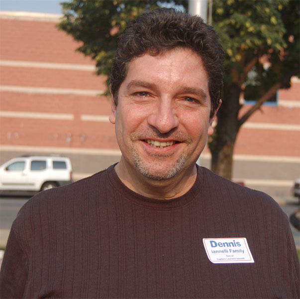 Dennis Iannelli, son of Captain Leonard Iannelli, Camden Firemen's Memorial Dedication, 2006