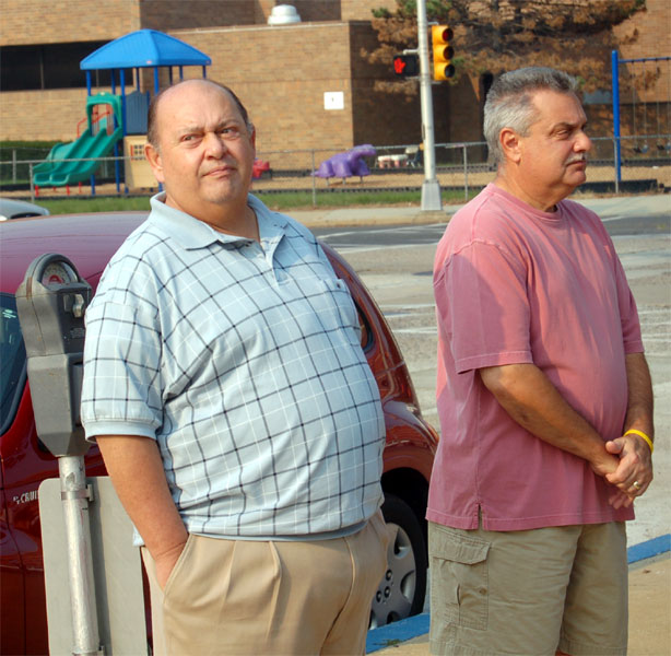Members of the Persiani family, Camden Firemen's Memorial Dedication, 2006