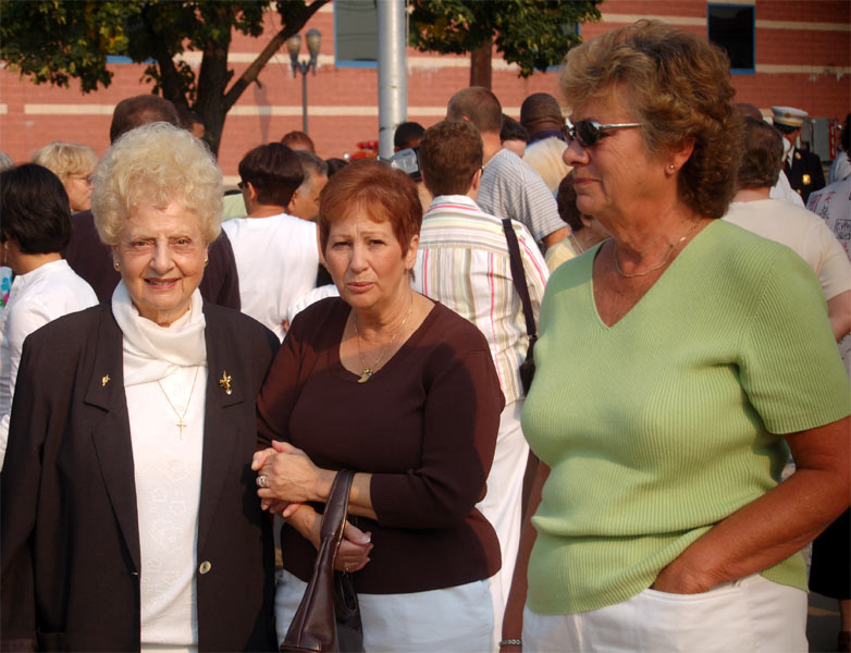 Members of the Persiani family, Camden Firemen's Memorial Dedication, 2006