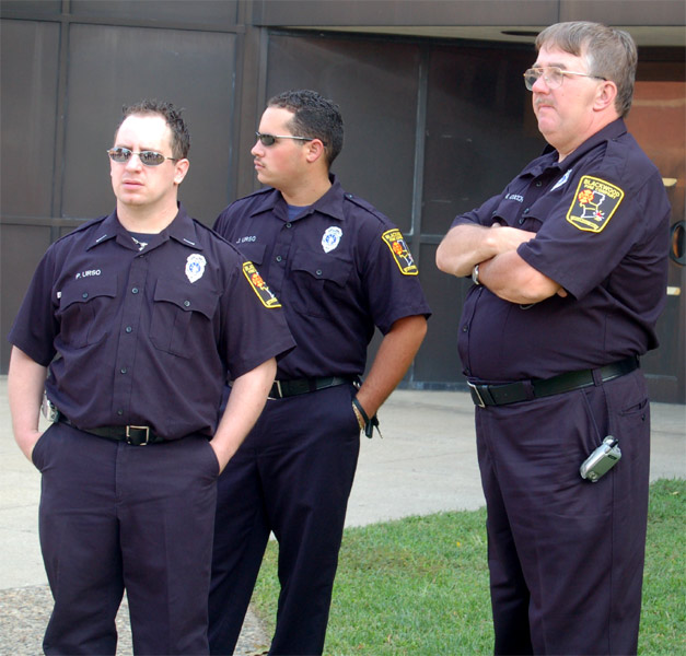 Camden Firemen's Memorial Dedication Ceremony, September 9, 2006 — photograph by Phil Cohen