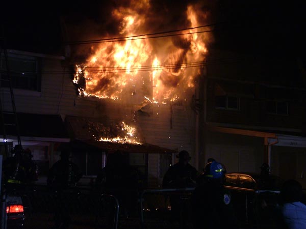 2419 Arnold Street fire, April 20, 2005 — Camden firefighters
