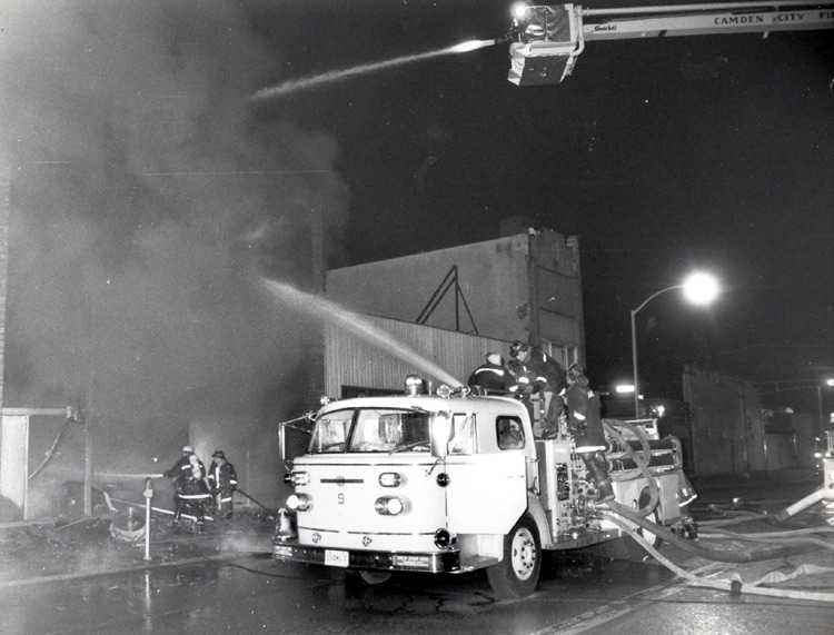 Engine Company 9 at 25th and Federal Street, April 16, 1979