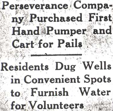 A History of Fire Fighting in Camden, column — Camden Courier-Post, October 7, 1936