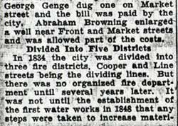 A History of Fire Fighting in Camden, Part 3 — Camden Courier-Post, October 7, 1936