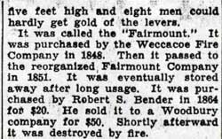 A History of Fire Fighting in Camden, Part 7 — Camden Courier-Post, October 7, 1936