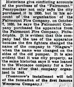 A History of Fire Fighting in Camden, Part 8 — Camden Courier-Post, October 7, 1936