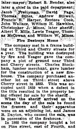 A History of Fire Fighting in Camden, Part 9 — Camden Courier-Post, October 8, 1936