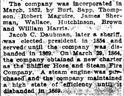 A History of Fire Fighting in Camden, Part 13 — Camden Courier-Post, October 8, 1936