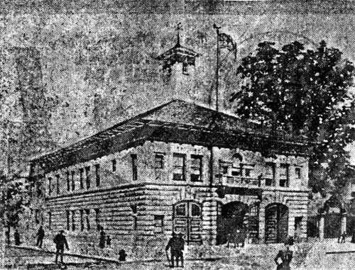 A History of Fire Fighting in Camden, photograph — Camden Courier-Post, October 9, 1936