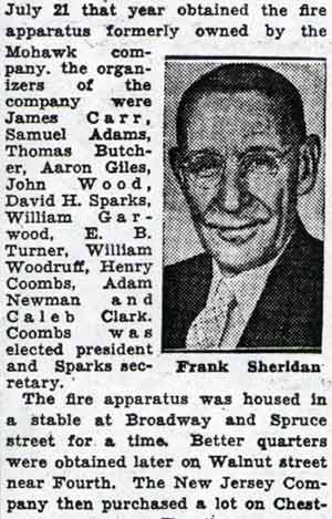 A History of Fire Fighting in Camden, Part 2 — Camden Courier-Post, October 9, 1936