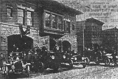 Motorization of Camden Fire Department Completed Under Chief P. B. Carter in 1915 - Camden Courier-Post, October 12, 1936