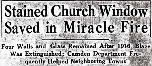 A History of Fire Fighting in Camden, Part 1 — Camden Courier-Post, October 14, 1936