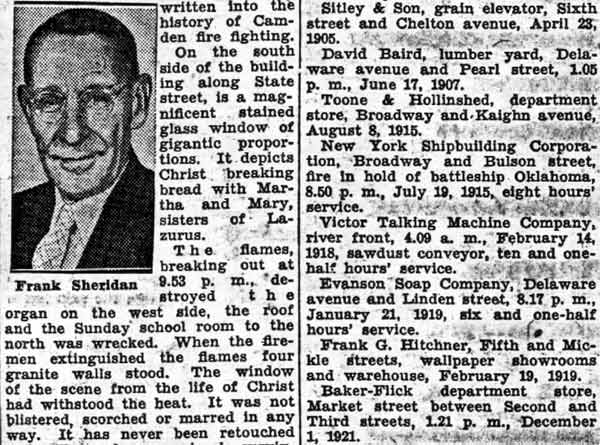 A History of Fire Fighting in Camden, Part 3 — Camden Courier-Post, October 14, 1936