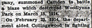 A History of Fire Fighting in Camden, Part 8 — Camden Courier-Post, October 14, 1936