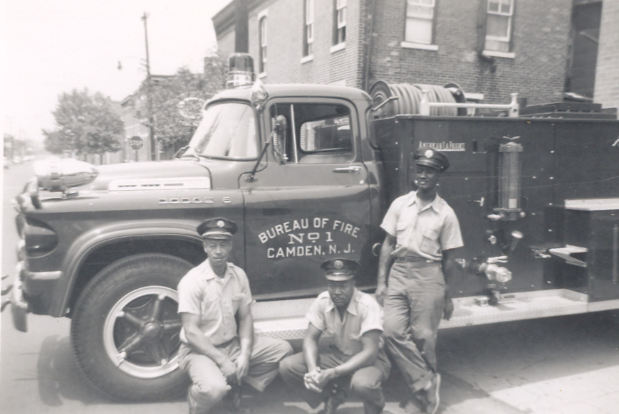 Engine Company 1, 1958 Dodge-American LaFrance Model K-D-500 Hose Booster Wagon, Hale 200 GPM pump, 300 gallon booster, 409 Pine Street, July 1960