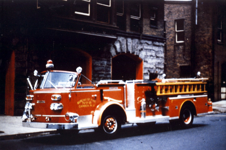 1959 American LaFrance 1000 gallon per minute pumper, at Camden Fire Department headquarters, 5th and Arch Streets