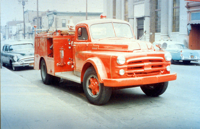 Engine Company 3, 1953 — Dodge Hose Wagon Pumper 200 gpm