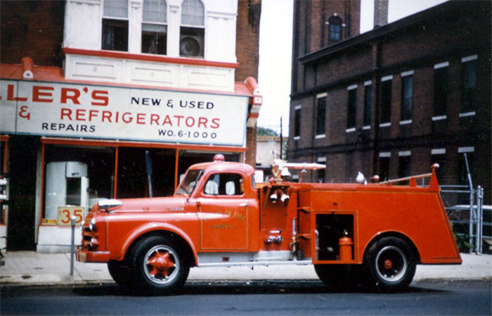 Engine Company 7, 1957 — 1957 Dodge-American LaFrance Hose Wagon 200 GPM