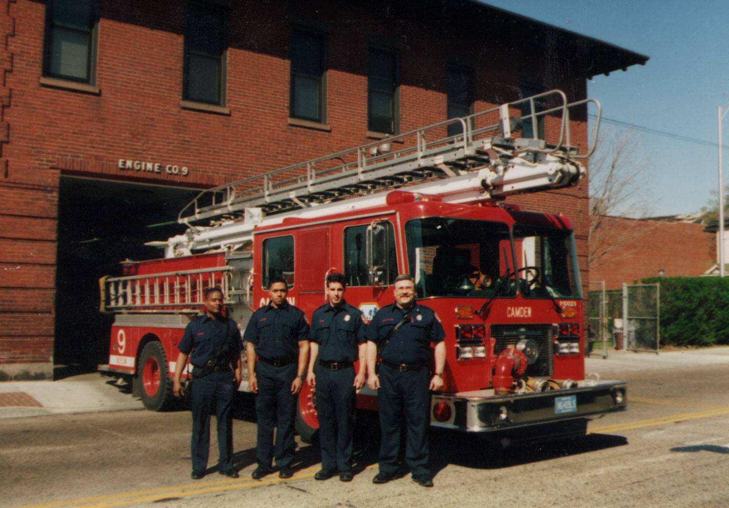 Engine Company 9, 1994 — Kevin Young, Mark Harper, Joe Ante, and George Szychulski